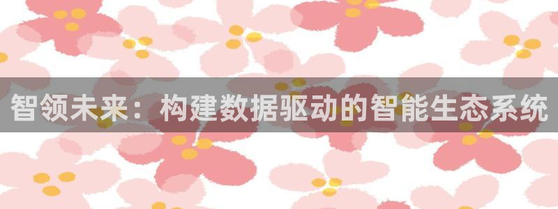 智领未来：构建数据驱动的智能生态系统