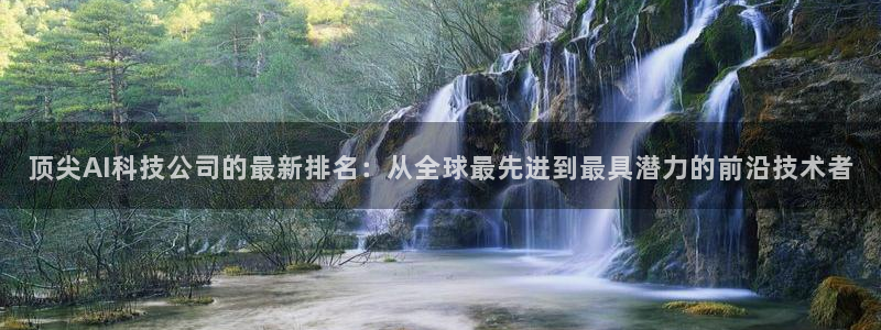 顶尖AI科技公司的最新排名：从全球最先进到最具潜力的前沿技术者